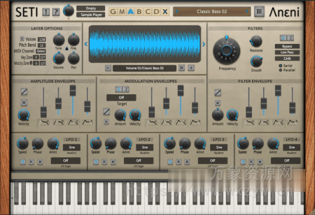 [重磅：混合音色引擎]Keyboard Synthesizer and Piano SETI Aneni v1.0.0 [WiN]（20.5GB）