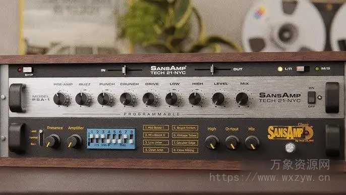 [标志性踏板插件] Audiopunks SansAmp Rack v1.0.0 [WiN]（8.3MB+9.3MB）