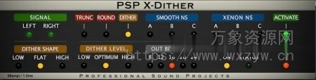 [高品质母带抖动和噪声整形处理器]PSPaudioware PSP X-Dither v1.1.0-R2R [WiN]（4.5MB）