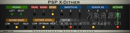 [高品质母带抖动和噪声整形处理器]PSPaudioware PSP X-Dither v1.1.0-R2R [WiN]（4.5MB）
