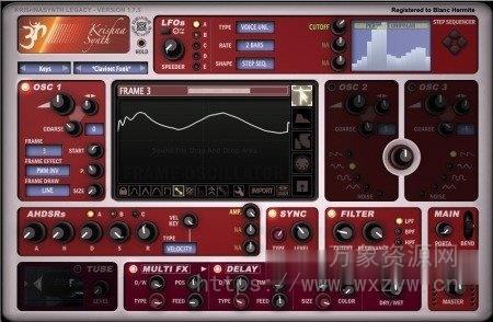 [KrishnaSynth合成器完整版]FKFX Audio KrishnaSynth Legacy FULL v1.8.1 CE [WiN]（2.8GB）