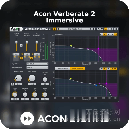 [环绕3D混响]Acon Digital Verberate Immersive 2 v2.3.2/v2.3.1 [WiN, MacOSX]（47Mb）