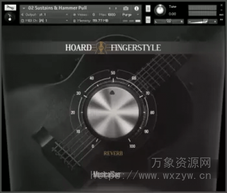[指弹原声吉他音源]Musical Sampling Hoard Fingerstyle [KONTAKT]（1.72GB）