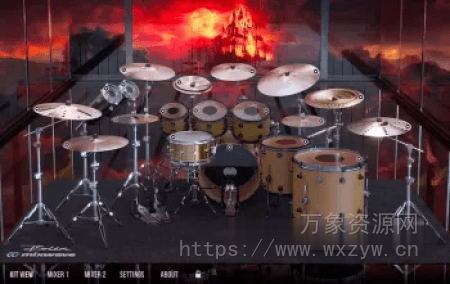 [金属摇滚鼓组音源]MixWave Avenged Sevenfold Brooks Wackerman [KONTAKT]（7.25GB）