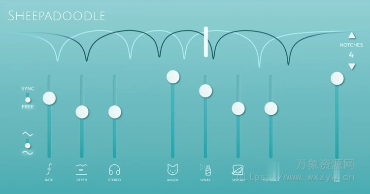 [用金钱买不到的最佳移相器]Pubbas Sheepadoodle Phaser v1.0.1 VST3 AU [WiN, MacOSX]（15MB)