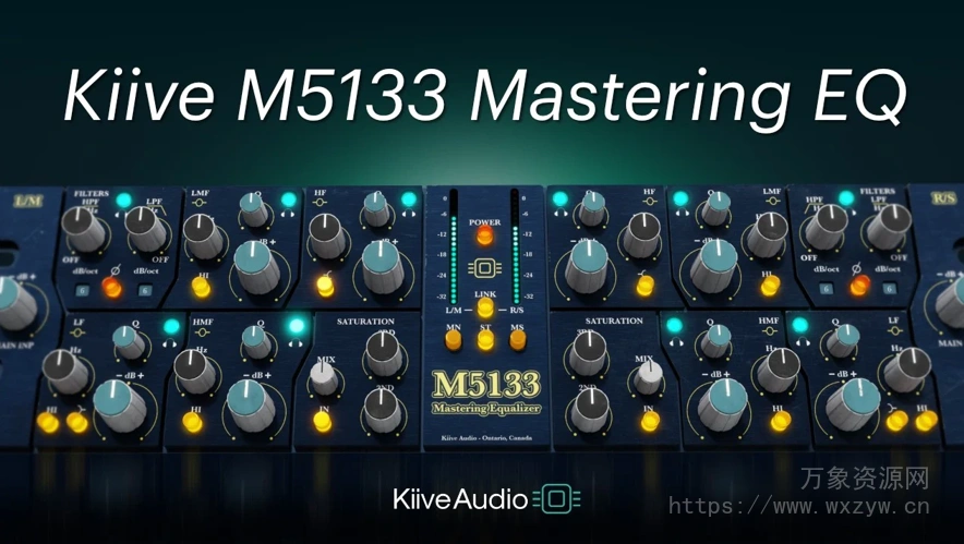 [母带处理均衡器插件]Kiive Audio M5133 v1.1.0 [WiN, MacOSX]（49MB+175MB）