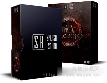 [民族影视打击乐音源]Splash Sound Epic Percussion v1.1 [KONTAKT]（3.04GB）