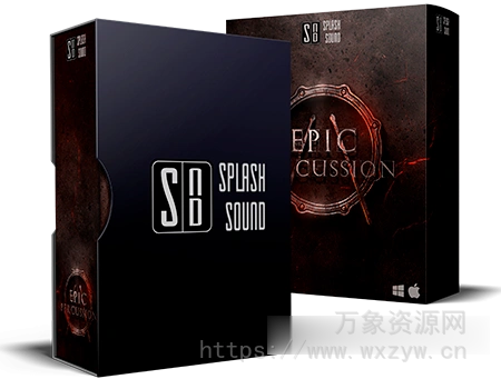 [民族影视打击乐音源]Splash Sound Epic Percussion v1.1 [KONTAKT]（3.04GB）