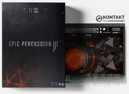 [史诗打击乐音源]Splash Sound Epic Percussion 3 [KONTAKT]（2.91GB）