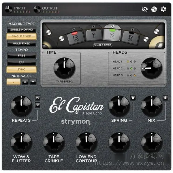 [磁带回声延迟效果器插件]Strymon El Capistan v1.0.0/v1.0.2 ARM [WiN, MacOSX]（25.9MB+48MB)