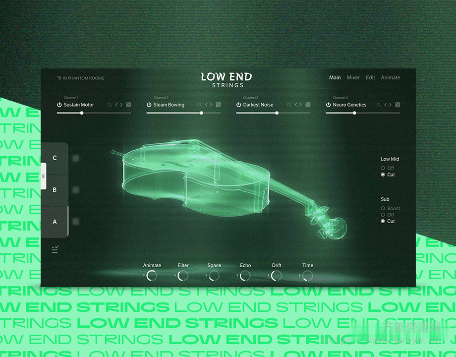 [影视氛围超低音混合弦乐音源]Native Instruments Low End Strings v1.0.2 [KONTAKT]（3.42GB）