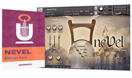 [尼韦尔竖琴音源]Sonokinetic Nevel [KONTAKT]（590MB）