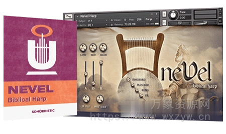 [尼韦尔竖琴音源]Sonokinetic Nevel [KONTAKT]（590MB）