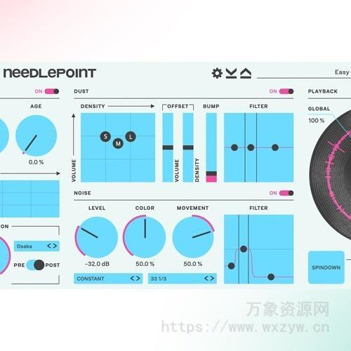 [经典黑胶唱片模拟效果器]Plugin Alliance Unfiltered Audio Needlepoint v1.0.7 [MacOSX]（88MB）