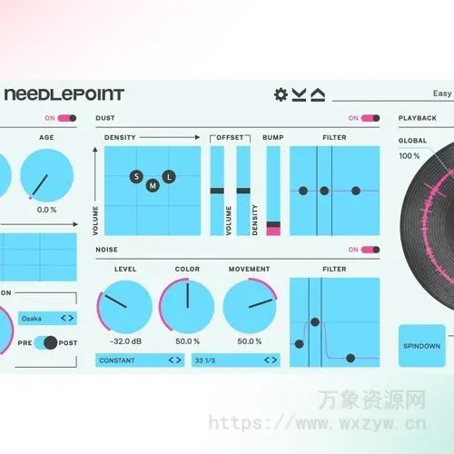 [经典黑胶唱片模拟效果器]Plugin Alliance Unfiltered Audio Needlepoint v1.0.7 [MacOSX]（88MB）