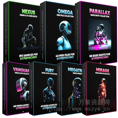 [震撼人心的Hypertechno音乐素材包]Savage Sounds Hypertechno Sample Pack [WAV, MiDi, Synth Presets]（253MB）