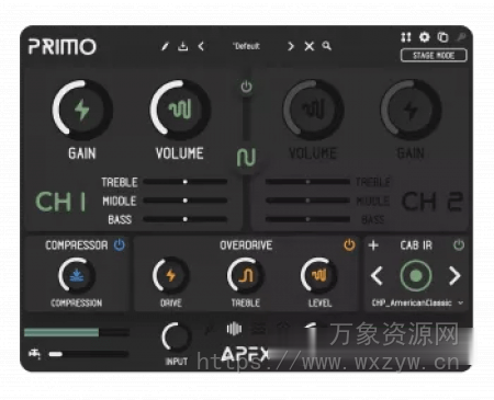 [模拟电子管放大器]APFX Audio PRIMO v1.4.1 Incl. Keygen-MOCHA [WiN, MacOSX]（35MB+52MB）