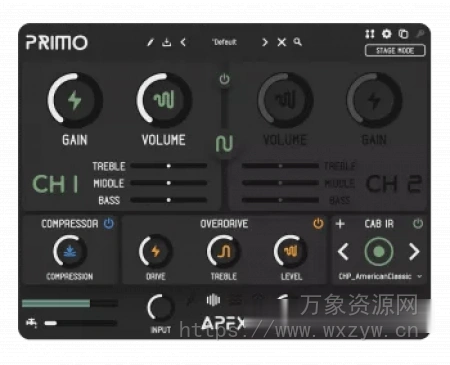 [模拟电子管放大器]APFX Audio PRIMO v1.4.1 Incl. Keygen-MOCHA [WiN, MacOSX]（35MB+52MB）