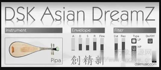 [7种亚洲民乐插件]DSK Asian DreamZ [WiN]（13.2MB）