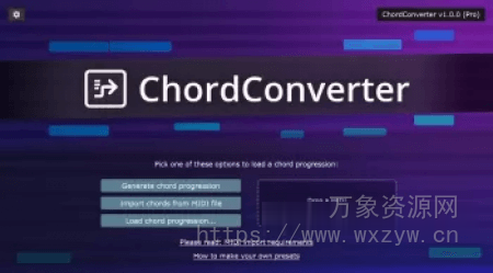 [MIDI乐句生成器插件] FeelYourSound ChordConverter v1.0.0 Incl. Keygen-MOCHA [WiN, MacOSX]（35MB+52MB）
