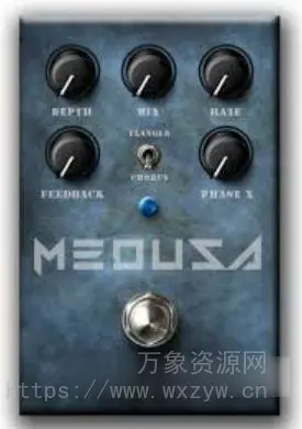 [合唱镶边效果器] Witch Pig Medusa (Chorus/Flanger) v1.1 x64 VST3 AU [WiN, MacOSX]（10MB）