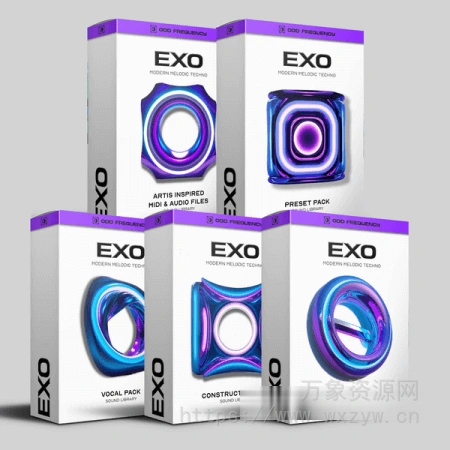 [泰克诺舞曲素材Serum预置Ableton工程]Odd Frequency EXO Full Bundle [WAV, MiDi]（1.98GB）