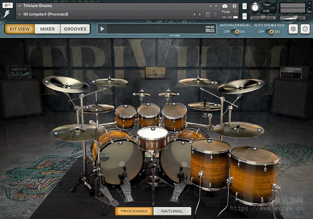 [完美专辑级金属鼓音色]Bogren Digital Trivium Drums [KONTAKT]（7.20GB）