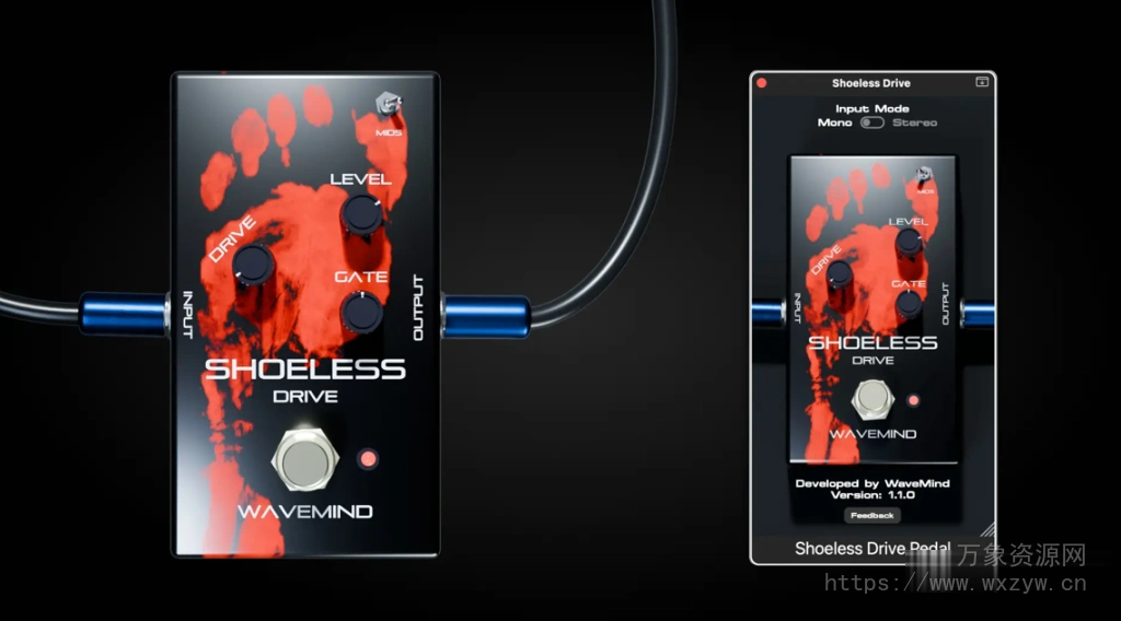 [金属过载插件]WaveMind Shoeless Drive v2.0.0 [WiN, MacOSX]（40MB）