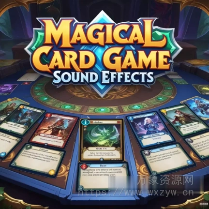 [魔法卡牌游戏音效包]Cyberwave Orchestra Magical Card Game Sound Effects [WAV]（17MB）