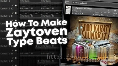 [Trap陷阱采样音源]Casio5K 5000 Karat Soundkit and Kontakt Bank [WAV, KONTAKT]（4.05GB）