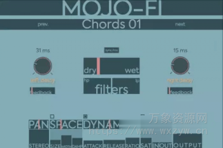 [多效延迟插件]Red Sounds Mojo Fi [WiN, MacOSX]（35MB）