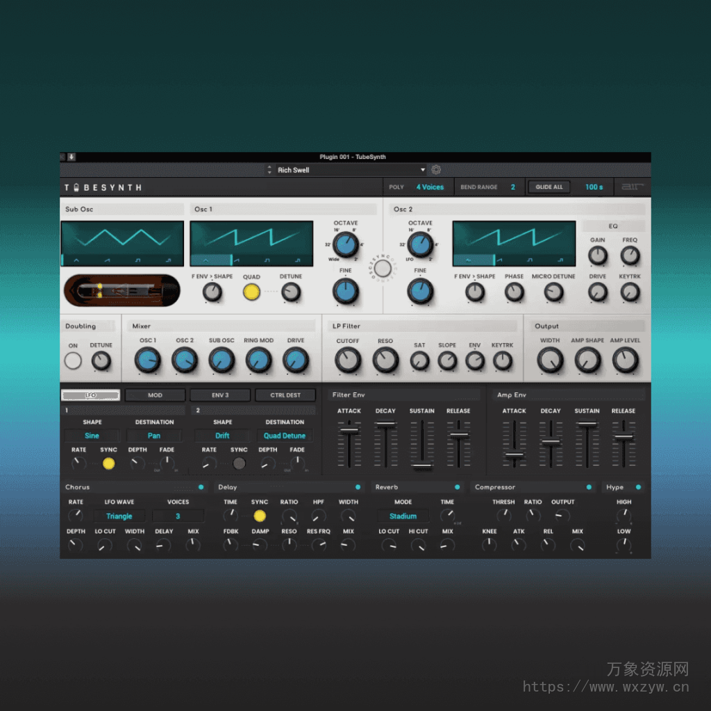 [新一代复音合成器] AIR Music Technology Tubesynth v1.2.1.14-TeamCubeadooby [WiN]（680MB）