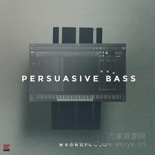 [独特的贝斯音源]WrongTools Persuasive Bass [KONTAKT]（547.5MB）