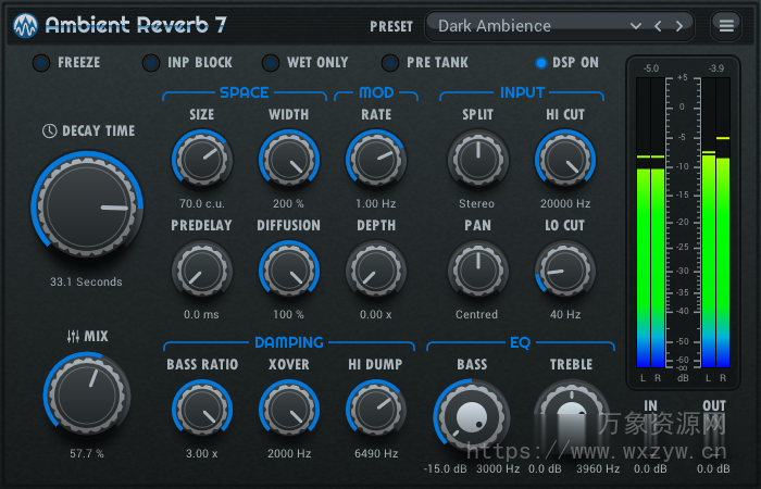 [氛围混响插件]Stone Voices Ambient Reverb 7 (Algorithmic Reverb) x64 x86 VST VST3 AU [WiN, MacOSX]（13MB）