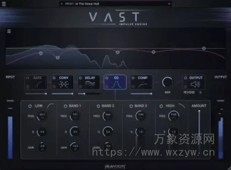 [创意卷积混响插件]Heavyocity VAST Impulse Engine v1.0.1 [WiN, MacOSX]（242.1MB+325MB）