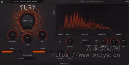 [多级失真插件]Heavyocity FURY Distortion Designer v1.1.3 [WiN, MacOSX]（8MB+55MB）