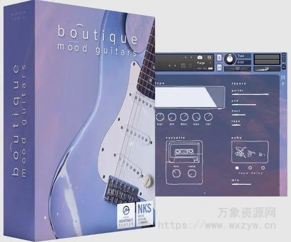 [采样吉他库]Naroth Audio Mood Guitars [KONTAKT]（568.1MB）