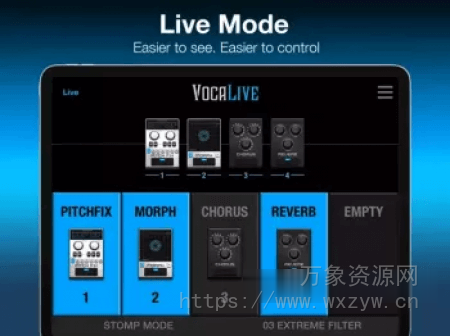 [专业人声效果器]IK Multimedia VocaLive v3.1.2 for iPad [iOS]（252MB）