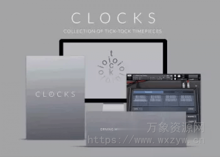 [最大的滴答钟表音源库]8Dio Clocks [KONTAKT]（129.9MB）