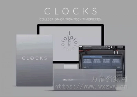 [最大的滴答钟表音源库]8Dio Clocks [KONTAKT]（129.9MB）