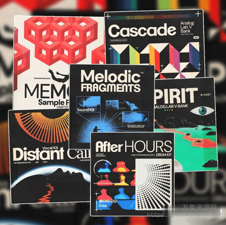 [RnB素材]The Producer Crate Cascade RnB Suite [WAV, MiDi]（1.06GB）