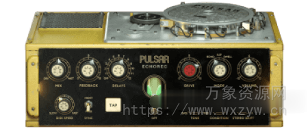 [回声效果模拟器插件]Pulsar Audio Pulsar Echorec v1.7.4 ARM [MacOSX]（160MB）