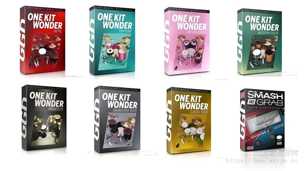 [不断更新：20多套GetGood流行/摇滚原生鼓音源全家桶 含MH签名] GetGood Drums Full Bundle 2025.11 [KONTAKT]（90GB+）