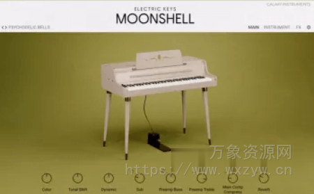 [重新打包：老式电子管电钢琴音源]Native Instruments Electric Keys Moonshell v1.0.0 [KONTAKT]（2.20GB）