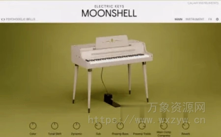 [重新打包：老式电子管电钢琴音源]Native Instruments Electric Keys Moonshell v1.0.0 [KONTAKT]（2.20GB）