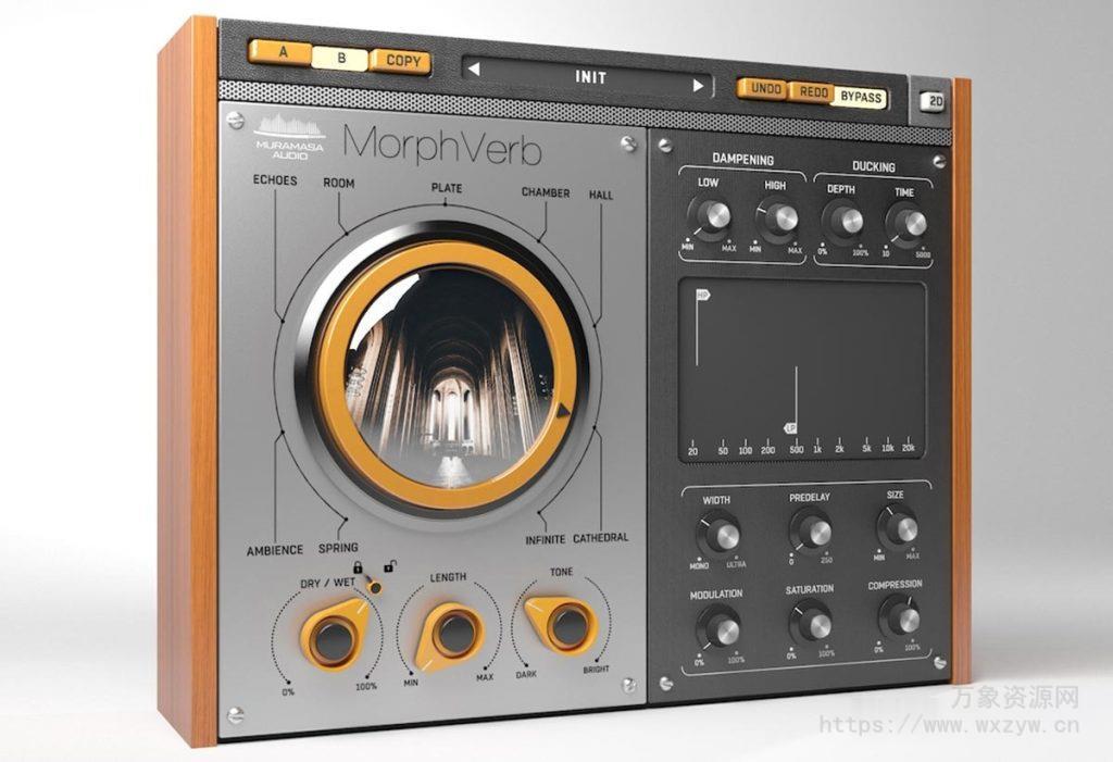 [高级动态多功能交叉变化混响]UnitedPlugins Muramasa MorphVerb v4.0 [WiN]（38.7MB）