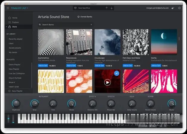 [Arturia拓展预制音色合集]Arturia Sound Banks Update Only 2025.5 [WiN]（60MB+27.8GB）