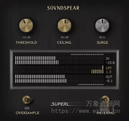 [动态和模拟温暖完美平衡 限制器]Soundspear Superlimit v1.0 [WiN, MacOSX]（4.4MB+9.9MB）