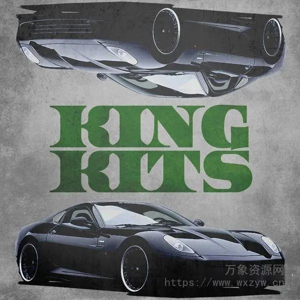 [嘻哈说唱采样FL工程模板]FBB King Kits [WAV, DAW Templates]（150MB）