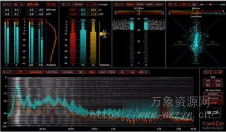 [多功能音频测量仪器]Plugin Alliance SPL HawkEye v1.1.0 [WiN, MacOSX]（8.4MB+8.03MB）